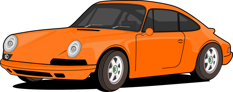 Car Creation - Porsche in Orange